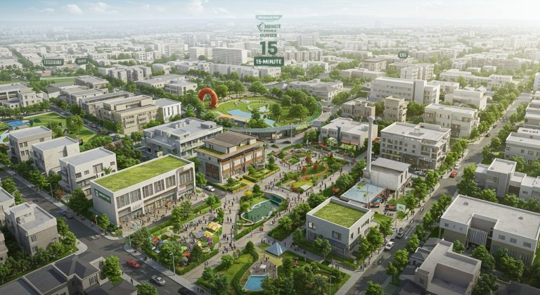 15 minute cities, 15 dakikalık şehir, akıllı şehirler