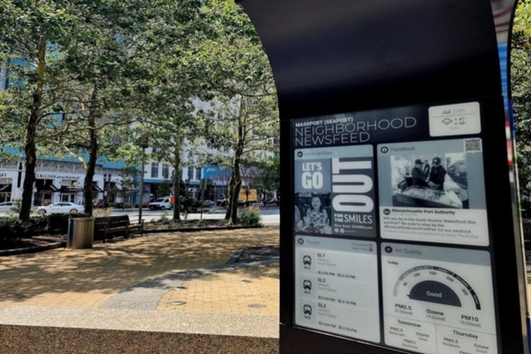 Boston, Hava Kalitesi Bilgilerini Akıllı Şehir Kiosklarıyla Vatandaşlara Sunuyor Boston, Hava Kalitesi Bilgilerini Akıllı Şehir Kiosklarıyla Vatandaşlara Sunuyor